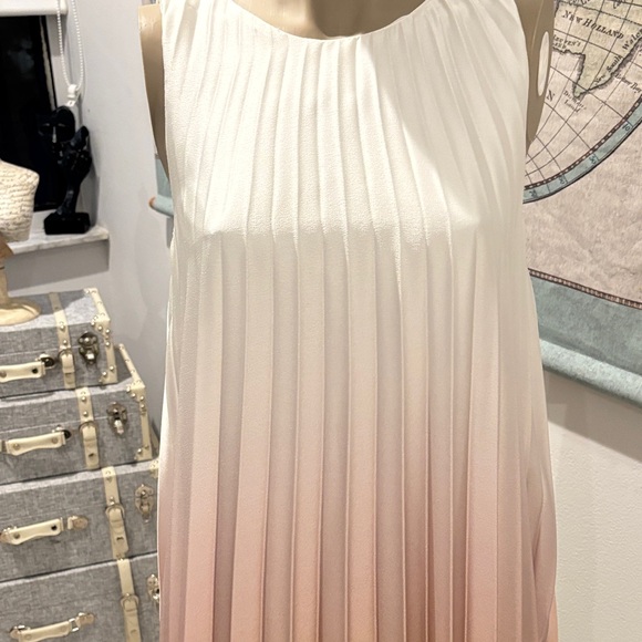 Gradient Maxi Dress in White, pink ,Yellow, and Black - Picture 2 of 8